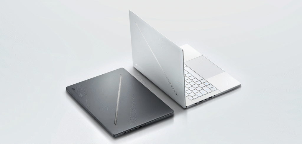 Thumbnail image for Asus ROG Zephyrus G14 Review 2025 featuring the laptop with a vibrant OLED display, bold review title, and RTX 5070 Ti graphics label.
