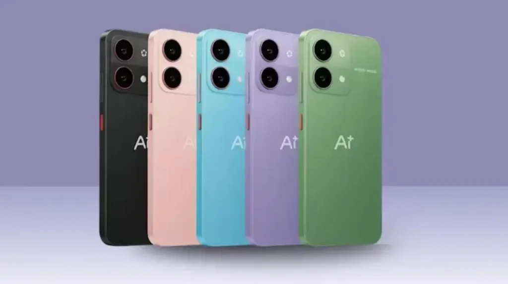 AI+ Nova 5G front display: “AI+ Nova 5G 6.7-inch 120Hz punch-hole display