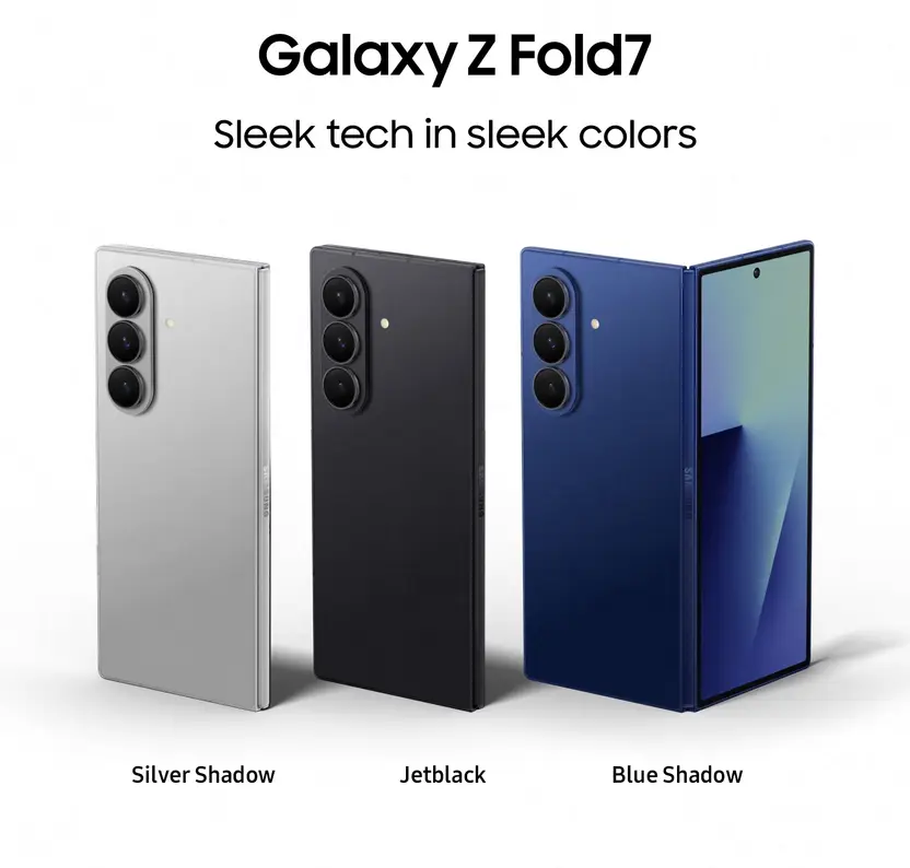 Samsung Galaxy Z Fold 7 box contents including USB-C cable and SIM tool”